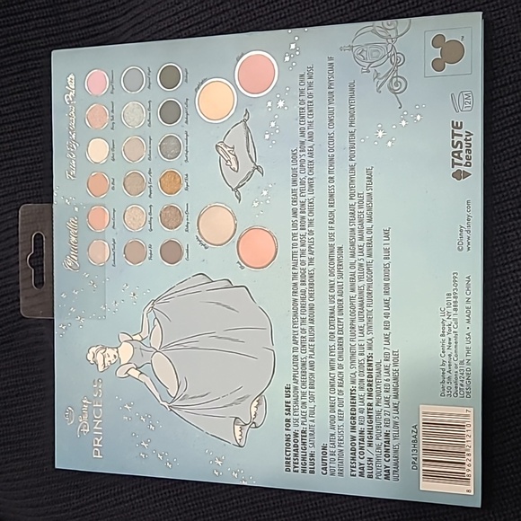 Disney Princess Cinderella Face and Eye Shadow Palette Highlighter Blush 22shade - Picture 5 of 11